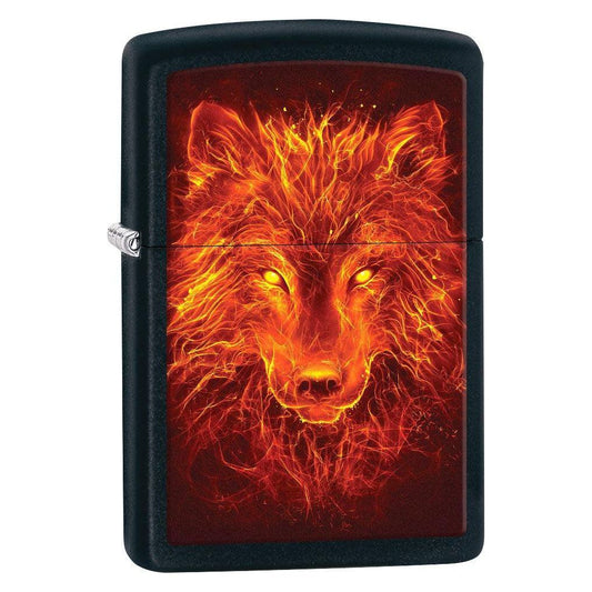 Fiery Wolf - Black Matte 80829